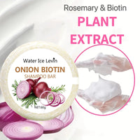 shampooing à l’oignon et à la biotine