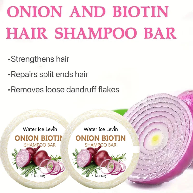 shampooing à l’oignon et à la biotine
