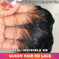 Queen Hair – Closure et frontal en dentelle HD invisible véritable