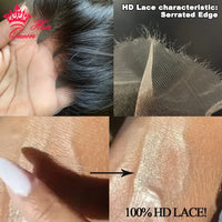 Queen Hair – Closure et frontal en dentelle HD invisible véritable