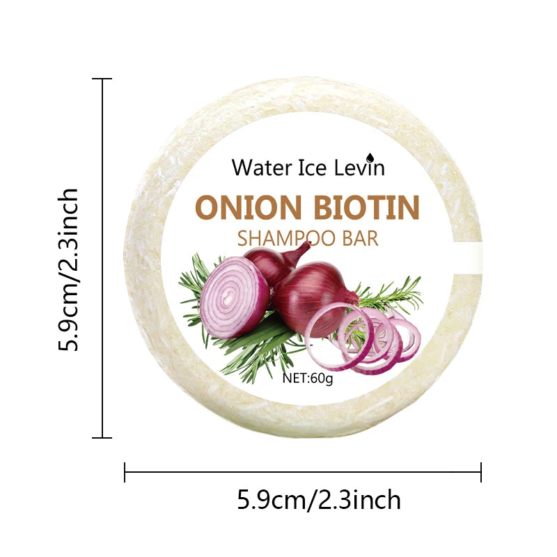 shampooing à l’oignon et à la biotine