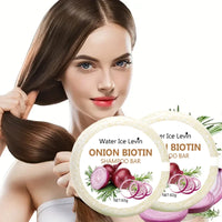 shampooing à l’oignon et à la biotine