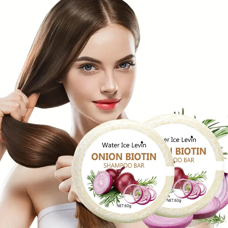 shampooing à l’oignon et à la biotine